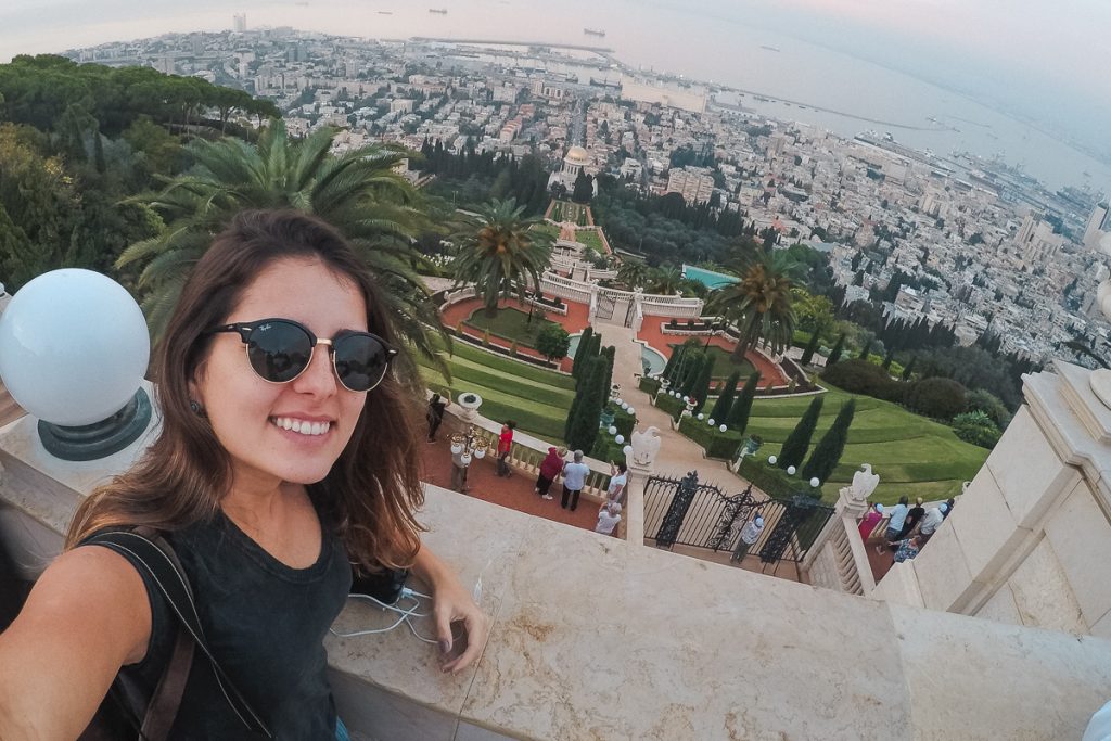 costa mediterrânea israel Jardim de Bahá'í