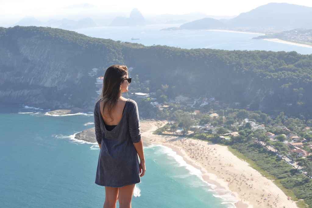 vista do alto do Costão de Itacoatiara