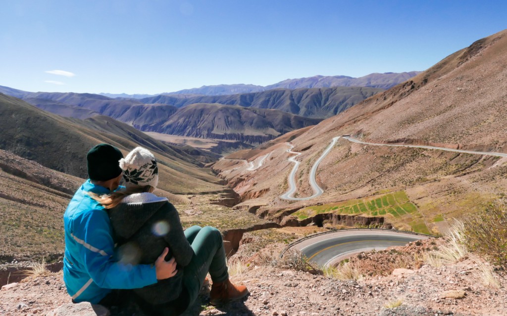 mirante com vista para a cuesta del lipan, na argentina