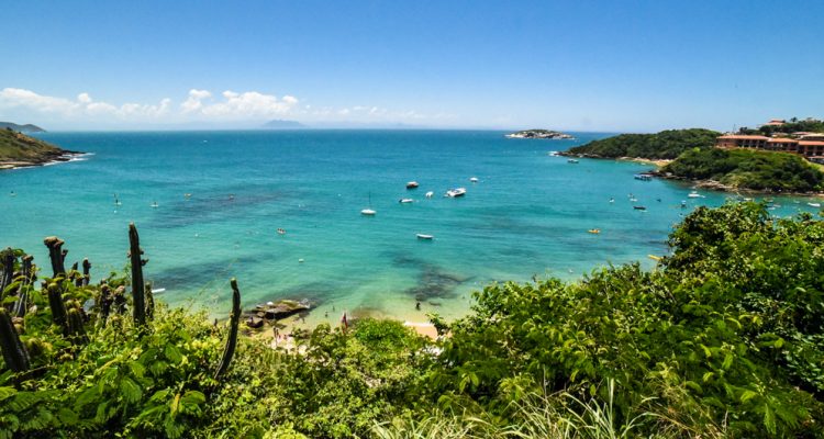 Vista da praia de João Fernandes Búzios