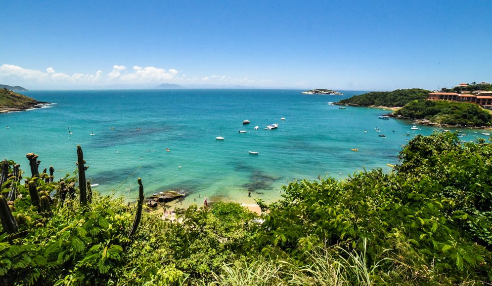 Vista da praia de João Fernandes Búzios
