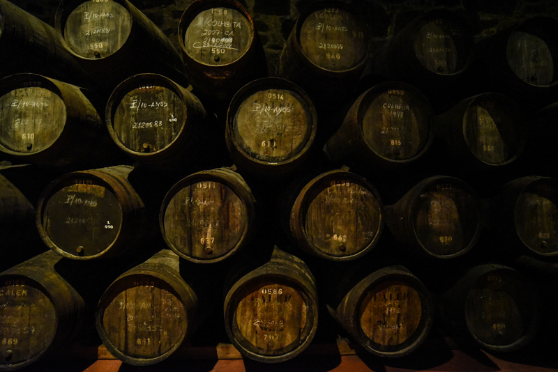 barris de vinho do porto
