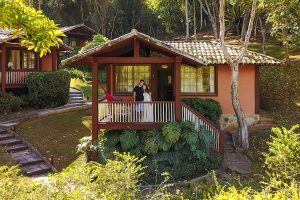 Chalé da pousada Les Roches em Itaipava