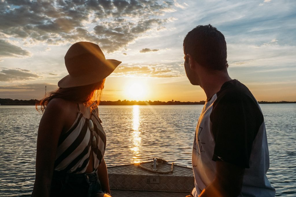 pôr do sol rio tocantins
