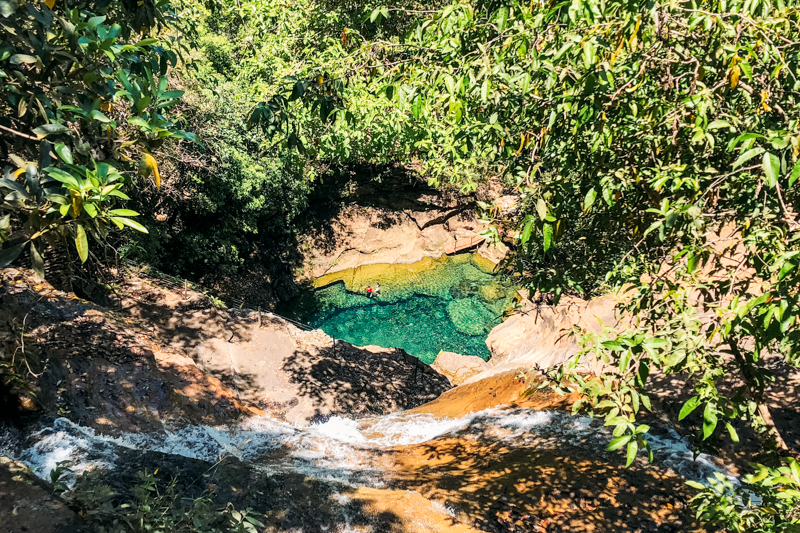 Poço Azul visto de cima!