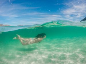 Foto embaixo d'água em Arraial do Cabo