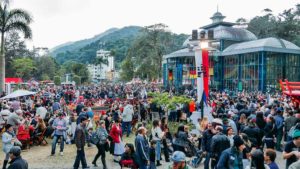 Bauernfest no palácio de Cristal em Petrópolis