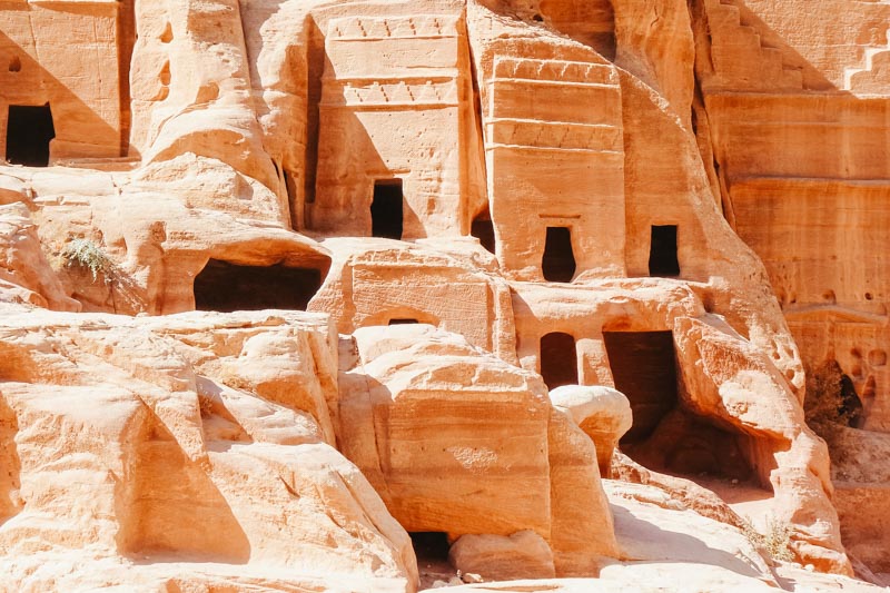Casinhas de Petra, a capital dos nabateus