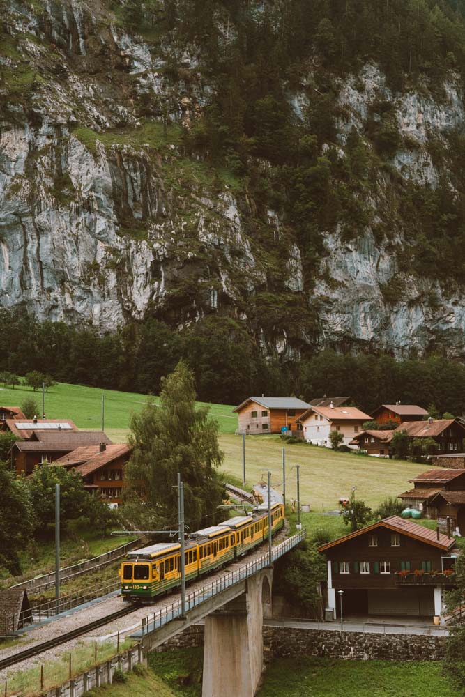 trem na suiça