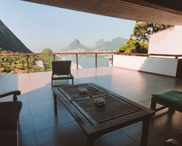 lounge da casa laguna no Rio de Janeiro