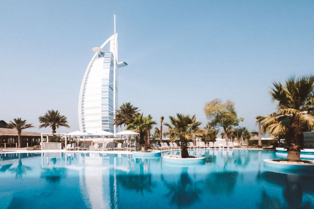hotéis luxuosos em Dubai