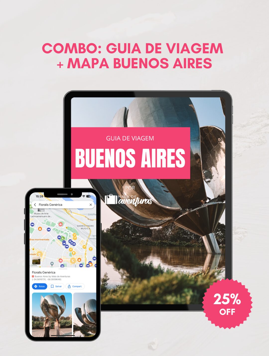 GUIA DE VIAGEM + MAPA BUENOS AIRES – 25% OFF